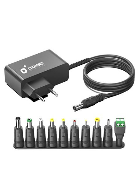 CARGADOR UNIVERSAL AUTOMÁTICO 24W | 11 PUNTAS CROMAD