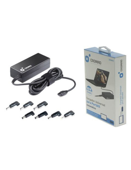 CARGADOR UNIVERSAL AUTOMÁTICO 65W CROMAD