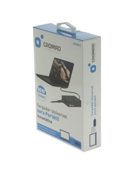 CARGADOR UNIVERSAL AUTOMÁTICO 65W CROMAD