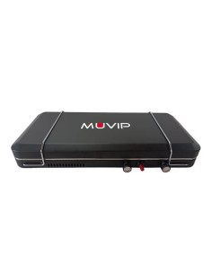COCINA DE GAS PORTATIL PREMIUM OUTDOOR PLANCHA + DOBLE QUEMADOR MUVIP 2