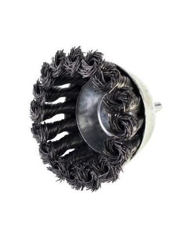 CEPILLO CIRCULAR COPA ALAMBRE TRENZADO 75MM SINDEX