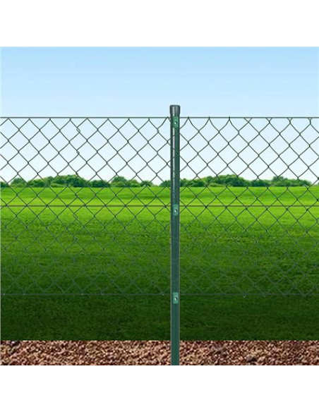 MALLA DE VALLADO PLASTIFICADA 40X40X2.9MM 2X25 METROS SUNGARDEN
