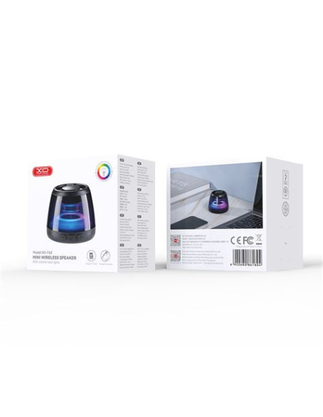 ALTAVOZ BLUETOOH SOBREMESA 5W F62 MINI NEGRO XO