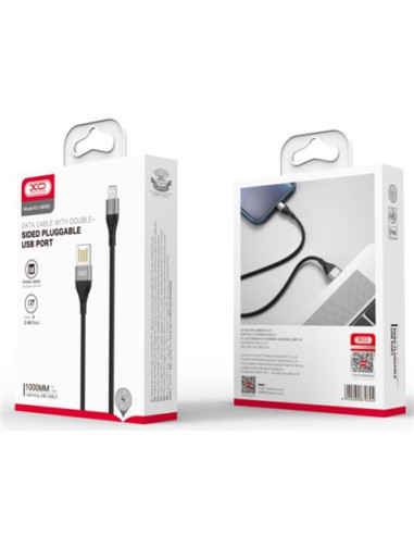 CABLE NB188 CARGA RAPIDA SLIM USB - MICRO USB | 2.4A | 1 METRO XO