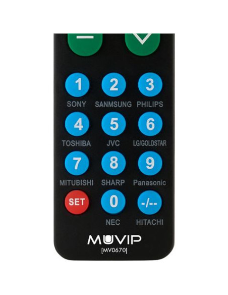 MANDO A DISTANCIA UNIVERSAL BOTONES GRANDES MUVIP