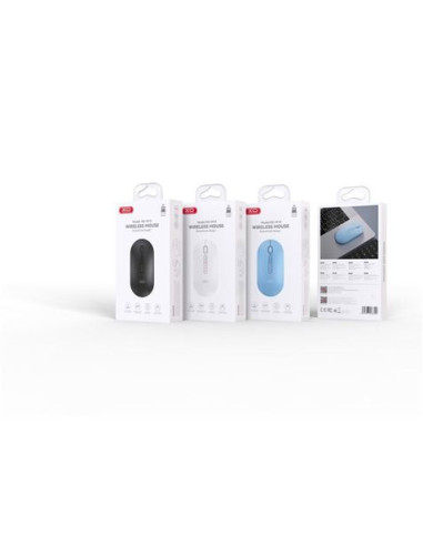 RATON INALAMBRICO WIRELESS / BLUETOOTH 1600DPI BLANCO M13 XO