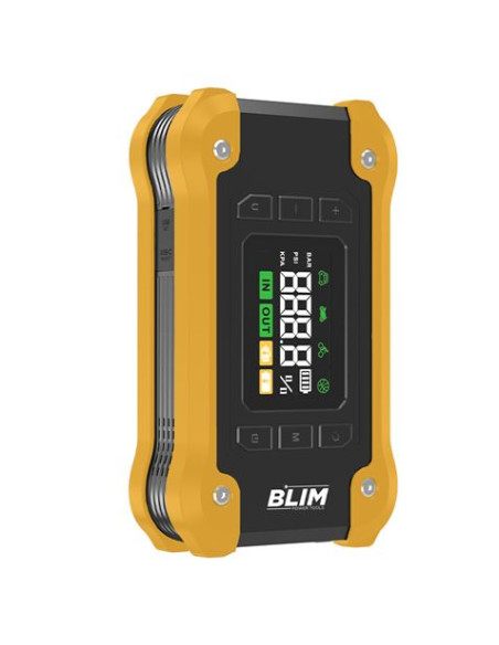 ARRANCADOR BATERIAS 4 EN 1 CON COMPRESOR Y POWERBANK 16.000 MAH BLIM