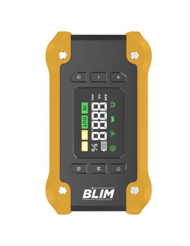ARRANCADOR BATERIAS 4 EN 1 CON COMPRESOR Y POWERBANK 16.000 MAH BLIM