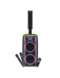 ALTAVOZ KARAOKE COOLSOUND BLAST PUMP 2.1 2X6.5\" + 5xTWEETERS 550W VERDE