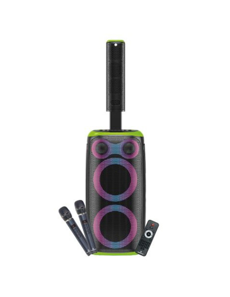 ALTAVOZ KARAOKE COOLSOUND BLAST PUMP 2.1 2X6.5\" + 5xTWEETERS 550W VERDE