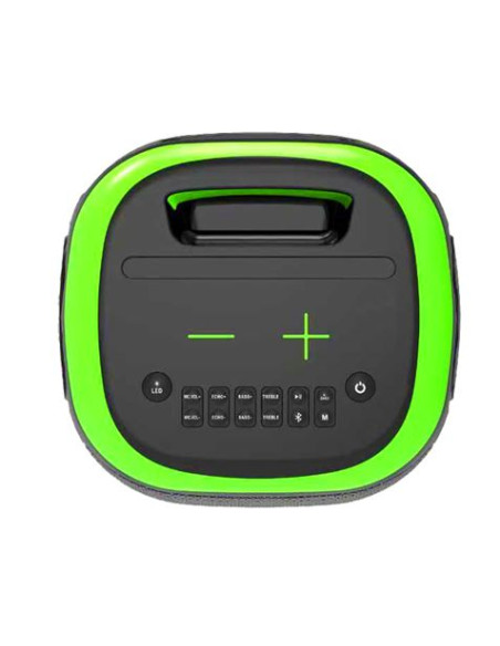 ALTAVOZ KARAOKE PORTATIL COOLSOUND BLAST PUMP 2X6.5\" 350W VERDE
