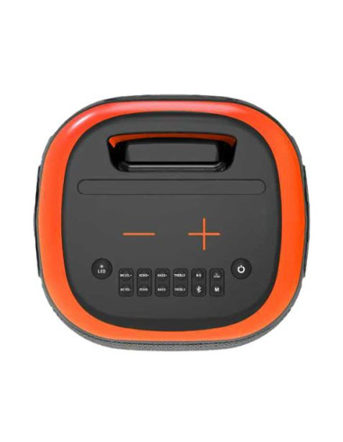 ALTAVOZ KARAOKE PORTATIL COOLSOUND BLAST PUMP 2X6.5\" 350W NARANJA