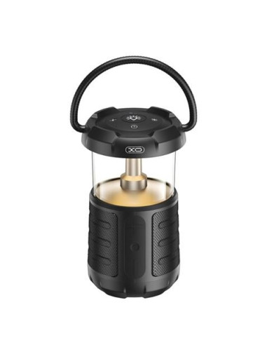 ALTAVOZ BLUETOOTH 15W CON LAMPARA CAMPING XOF49 NEGRO XO
