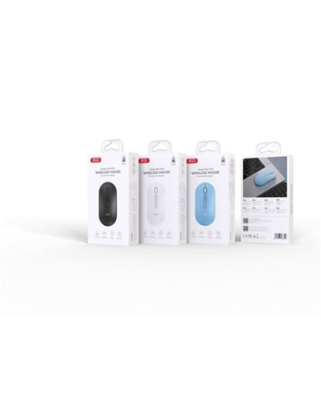 RATON INALAMBRICO WIRELESS / BLUETOOTH 1600DPI BLANCO M13 XO