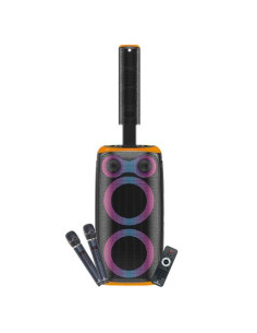 ALTAVOZ KARAOKE COOLSOUND BLAST PUMP 2.1 2X6.5\" + 5xTWEETERS 550W NARANJA
