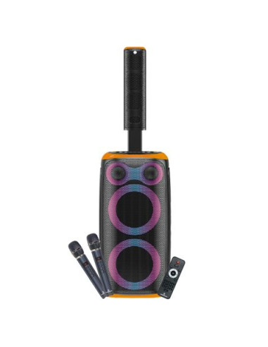 ALTAVOZ KARAOKE COOLSOUND BLAST PUMP 2.1 2X6.5\" + 5xTWEETERS 550W NARANJA
