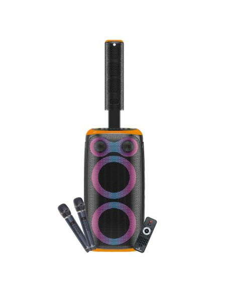 ALTAVOZ KARAOKE COOLSOUND BLAST PUMP 2.1 2X6.5\" + 5xTWEETERS 550W NARANJA