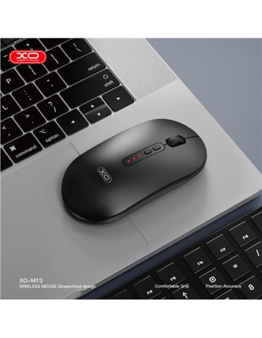 RATON INALAMBRICO WIRELESS / BLUETOOTH 1600DPI NEGRO M13 XO