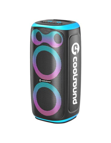 ALTAVOZ KARAOKE PORTATIL COOLSOUND BLAST PUMP 2X6.5\" 350W AZUL