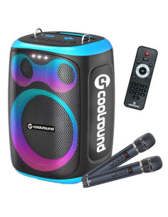 ALTAVOZ KARAOKE PORTATIL COOLSOUND BLAST 8\" 300W AZUL