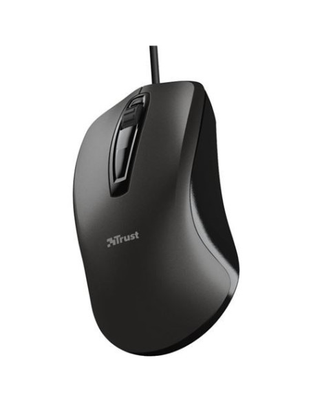 RATON OPTICO USB 3 BOTONES 1200DPI TRUST CARVE NEGRO