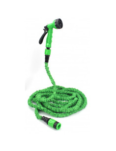 MANGUERA EXTENSIBLE 10 M + PISTOLA 7 CHORROS SAURIUM