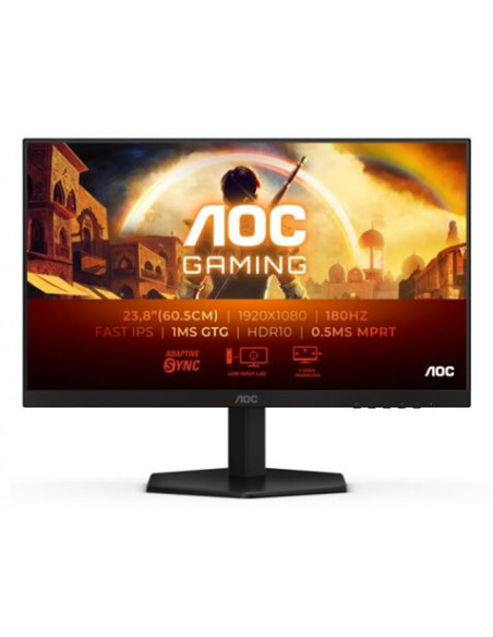 MONITOR 23.8 1MS | 180HZ | FHD | HDMI | NEGRO 24G42E AOC