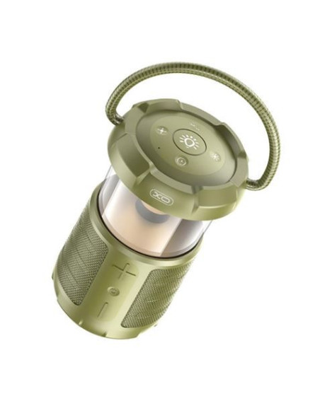 ALTAVOZ BLUETOOTH 15W CON LAMPARA CAMPING XOF49 VERDE XO