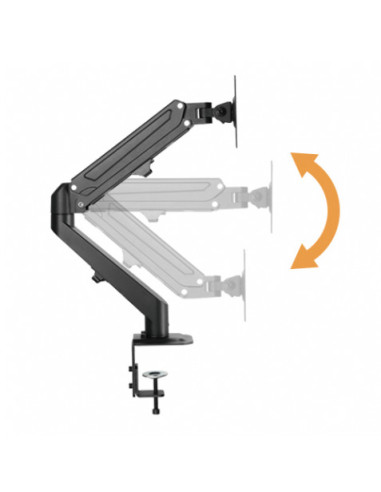 SOPORTE DE MESA 1 MONITOR 17\"-27\" CON PISTON DE GAS CROMAD
