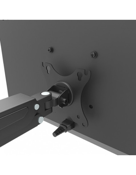 SOPORTE DE MESA 1 MONITOR 17\"-27\" CON PISTON DE GAS CROMAD
