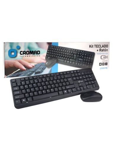 KIT TECLADO + RATÓN INALÁMBRICOS CROMAD