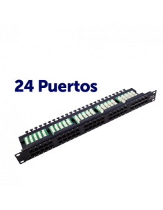 PANEL PARCHEO 24P KRONE 19\" UTP CAT 6 CROMAD