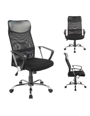 SILLA OFICINA OF100 NEGRO MUVIP