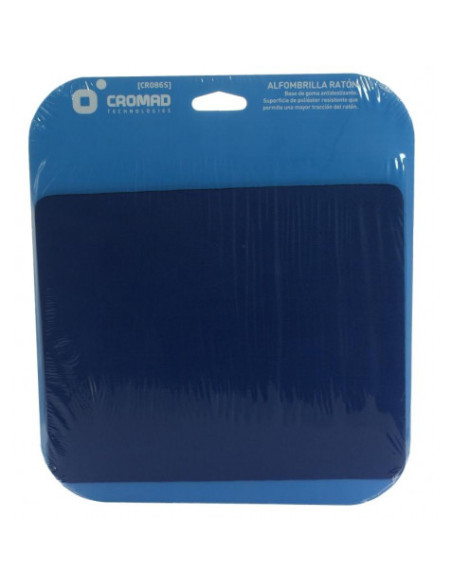 ALFOMBRILLA RATÓN AZUL CROMAD