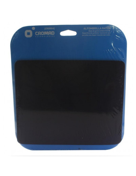 ALFOMBRILLA RATÓN NEGRO CROMAD