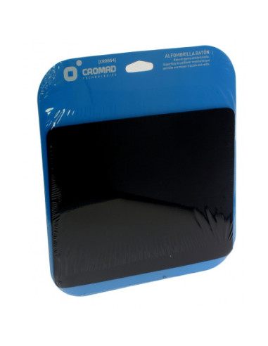 ALFOMBRILLA RATÓN NEGRO CROMAD
