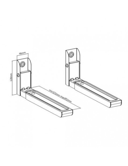 SOPORTE PARA MICROONDAS / HORNOS CROMAD