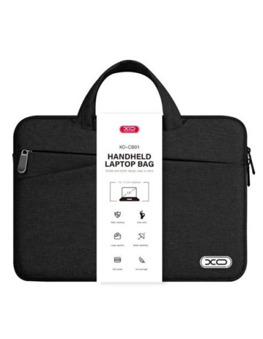 MALETÍN EJECUTIVO PARA PORTÁTILES HASTA 14 CB01GR NEGRO XO