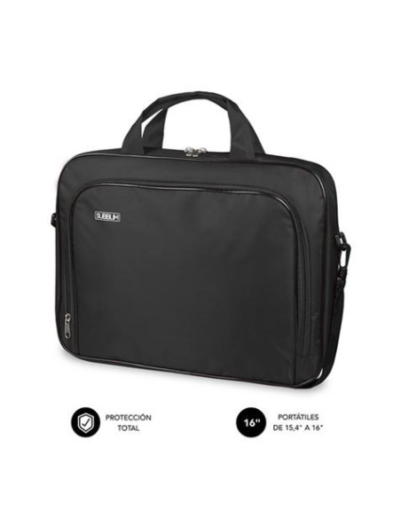 MALETIN PORTATIL SUBBLIM OXFORD 15.4- 16 NEGRO