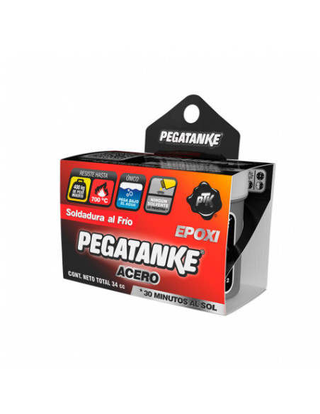 PEGATANKE EPOXICO CLASICO ACERO 32GR