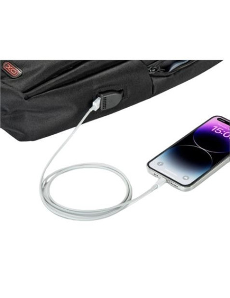 MOCHILA SPORT PARA PORTÁTILES HASTA 15.6 CB02BK NEGRA XO