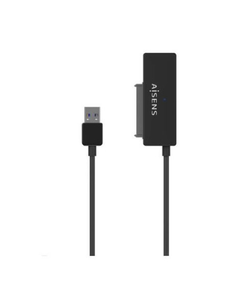 ADAPTADOR SATA A USB-A PARA DISCOS DUROS 2.5 Y 3.5 CON ALIMENTADOR AISENS