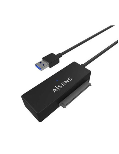 ADAPTADOR SATA A USB-A PARA DISCOS DUROS 2.5 Y 3.5 CON ALIMENTADOR AISENS
