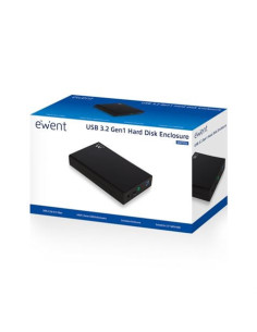 CAJA DISCO EXTERNO SATA 3.5 USB 3.2 NEGRO EWENT 2
