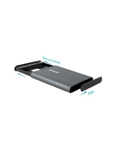 CARCASA EXTERNA HDD/SSD 2.5 SATA I,II,III USB MICRO-B A USB A TOOQ 2