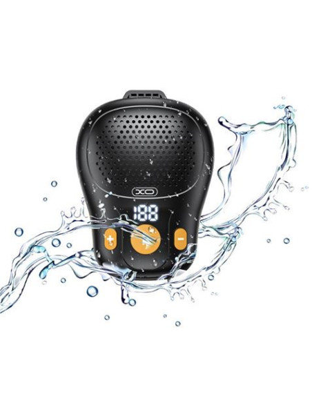ALTAVOZ BLUETOOTH 3W IP66 IDEAL PARA DEPORTES F78 NEGRO XO