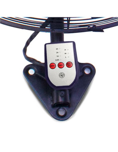 VENTILADOR DE PARED INDUSTRIAL 230W 3 VELOCIDADES Y MANDO A DISTANCIA MUVIP