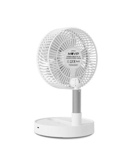 VENTILADOR PORTATIL EXTENSIBLE Y PLEGABLE 8\" BATERÍA MUVIP