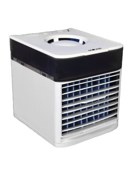 MINI CLIMATIZADOR PORTÁTIL 10W CON LUZ LED 7 COLORES MUVIP