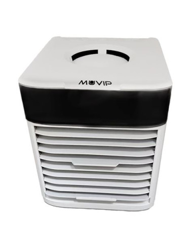 MINI CLIMATIZADOR PORTÁTIL 10W CON LUZ LED 7 COLORES MUVIP